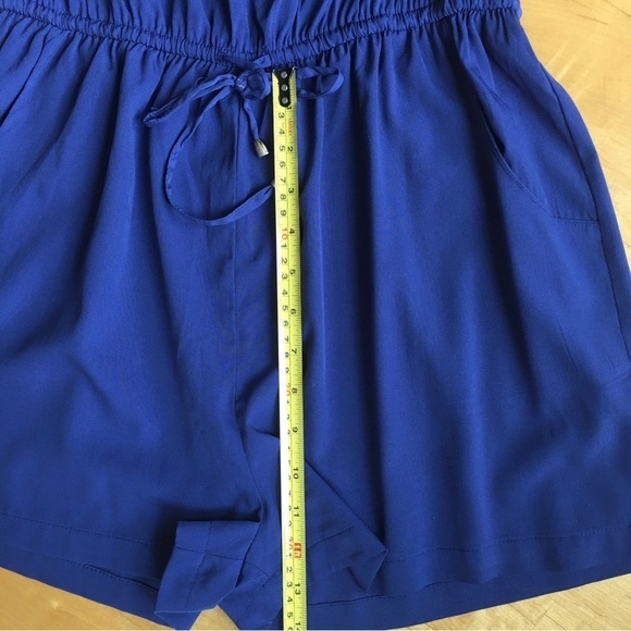 Atmosphere Dressy, Sleeveless, V-Neck Romper, Blue, Size 10 - Picture 14 of 17